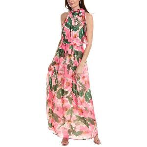 slim fit dress slacks Halter Neck Sleeveless Maxi Dress main image 1